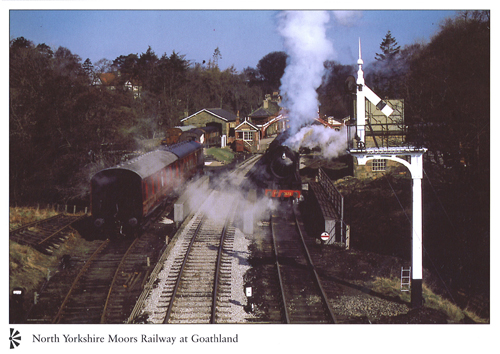 North York Moors Railway at Goathland Postcards (NB: Large 7" x 5" Size)